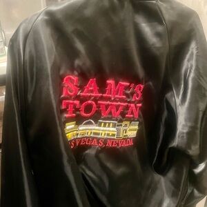 Black nylon Sam's Town Jacket